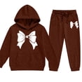 thumbnail image 3 of MuXiKeJi Clothes Baby Girl Clothes Letter Print Long Sleeve Fashion Sweatshirt Pullover Tops + Joggers Pants Winter Sweatsuit Clothing for Girl, 3 of 4