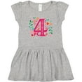 thumbnail image 3 of Inktastic 4th Birthday Party Photo Number 4 Girls Toddler Dress, 3 of 5