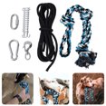 thumbnail image 3 of EeaseCA Pet Durable Stainless Steel Spring Pole Dog Rope Toys Hanging Exercise Rope Pull with 5M Black Ropes, 3 of 8