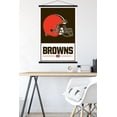 thumbnail image 5 of NFL Cleveland Browns - Logo 21 Wall Poster with Wooden Magnetic Frame, 22.375" x 34", 5 of 5
