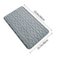 thumbnail image 3 of Bathroom Floor Mat, Soft Comfortable Fast Absorbent Non-Slip Pad, Thick Microfiber Door Kitchen Household Rug, Warm Cozy, Easy to Clean Washable Floor Mat, 3 of 6