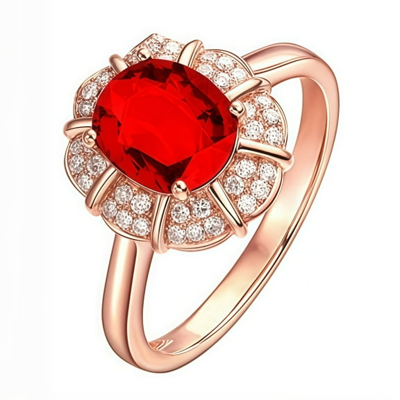 Tourmaline Mixed Piece Jewelry Sets, 18K Gold Plated, (Ring, Pendant, Necklace, Stud Earrings)