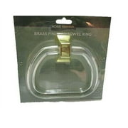 Ed's Variety Store Home Essentials Brass Finished Towel Ring