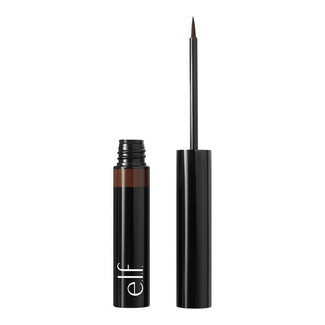 Lápiz delineador de ojos e.l.f. H2O Proof Inkwell, impermeable, vegano, con cafeína