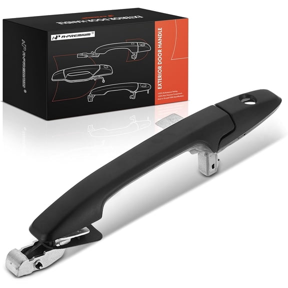 A-Premium Front Left Driver Side Exterior Door Handle Compatible with Honda Civic 2006-2011 Coupe, Primed Black, Replace# 72180-SNA-A11ZF, 72180-SNA-A11ZC