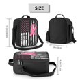 thumbnail image 2 of Disketp Ribbon Breast Cancer Awareness Bolsa Térmica Estampada para Almuerzo, Lonchera para Hombres y Mujeres Adultos, 2 of 7