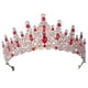 thumbnail image 1 of Coronas de boda de diamantes de imitación, corona de princesa, accesorios para el cabello para fiesta de disfraces de mujer, corona nupcial, corona de Rojo perfecl corona de reina, 1 of 8