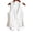 White, variant on VIWORLD The Garden Party Vest: Women's Sleeveless V-Neck Blazer with Ruffled Lace Hem for Elegant Spring Layering White,M
