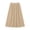 Khaki, variant on Midi Vacation Skirts for Women Boho Peasant Flowing Skirt with Elastic Waist and Tiered Hem for Vacation
