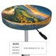 thumbnail image 4 of Balery Sunflowers At Sunset Fundas de asiento para taburete de bar redondo de tela de terciopelo ajustables que protegen de arañazos y manchas para sillas de 14 a 17 pulgadas.-14 inch, 4 of 7