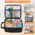thumbnail image 4 of OPUX Insulated Lunch Box for Kids & Adults, Leakproof Lunch Bag for Boys Girls Men Women, Reusable Soft Cooler Lunchbox for School Work Picnic Travel, Reinforced Handle, Black, 4 of 8