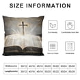 thumbnail image 6 of COMIO  Jesus Cross Throw Pillow Covers Decorative Christ Religious Pillow Cases Modern Square Pillowcases Christian Retro Throw Cushion Case for Couch Sofa Bed Car Living Room&nbsp;2pc, 6 of 6