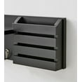 thumbnail image 6 of Danya B. Utility Shelf with Pocket and Hanging Hooks - Black, 6 of 12