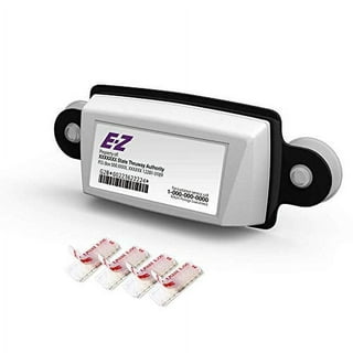 EZ Pass Toll Pass Mounting Kit - 3M Fastener Tape - 2 Locking Sets of  Peel-and-Stick Strips with Alcohol Pad 