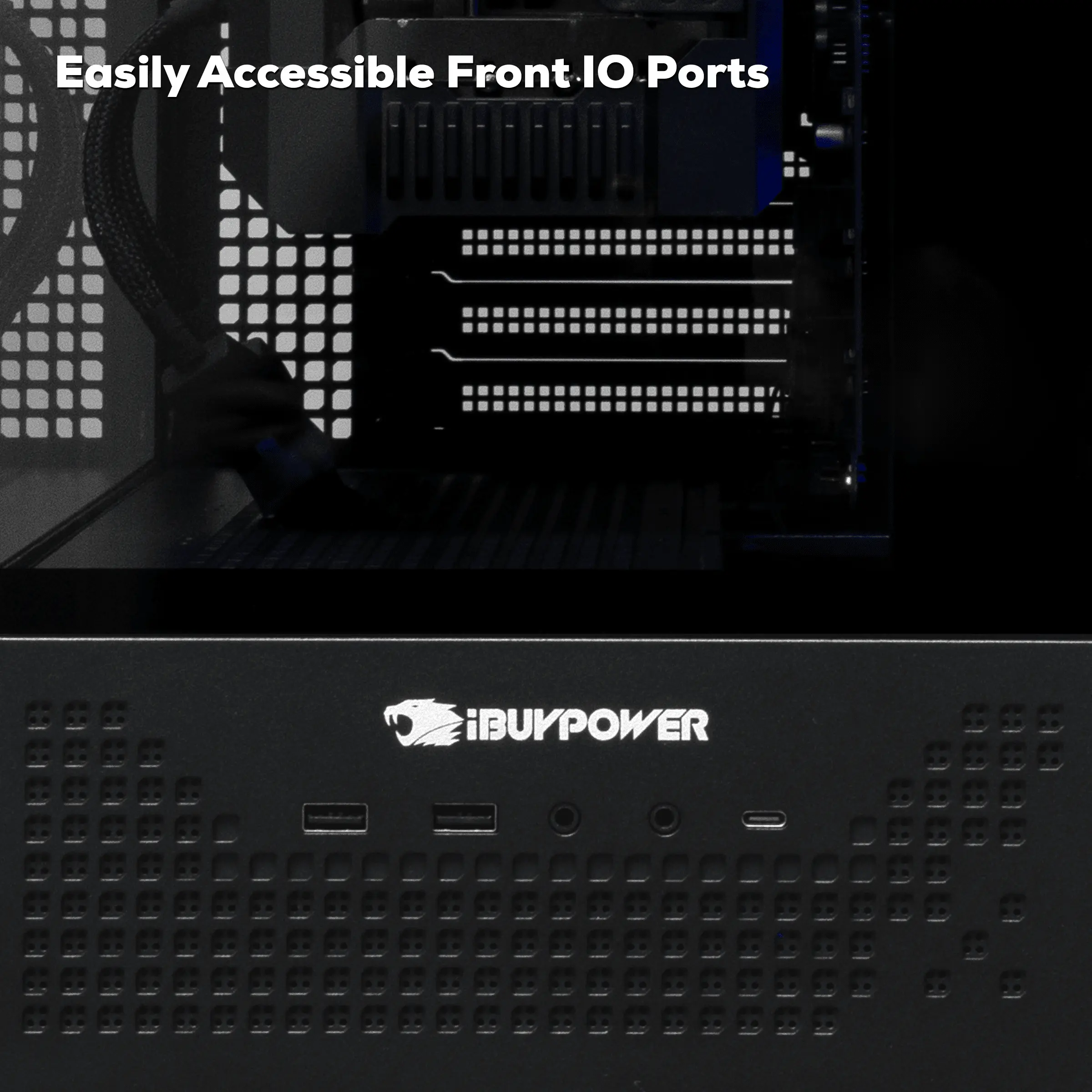 iBUYPOWER Element Pro Gaming PC Desktop Computer AMD Ryzen 7 9800X3D CPU, AMD Radeon RX 9070XT 16GB GPU, 32GB DDR5 RGB 5200MHz RAM, 2TB NVMe SSD,Windows 11 Home,Gamer Keyboard and Mouse-EPBA7R97XT02