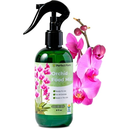 Orchid Fertilizer Mist by Perfect Plants | Foliar Food Spray & Bloom Booster for Indoor Orchids | Plant nutrients for Repeat Blooming