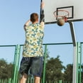 thumbnail image 5 of Sikiie Lilies Flowers Basketball Jersey Reversible Men's Mesh Athletic Sports Shirts Training Practice S-4XLX-Large, 5 of 6