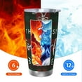 thumbnail image 6 of KLL Wonderful Time Christmas Print 40oz Stainless Steel Insulated Car Cup with Spillproof Lid - Keep Your Drink Hot or Cold on the Go-Straw Three-piece Set, 6 of 8