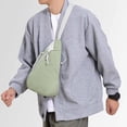 thumbnail image 4 of JVBTVB Unisex Sling Chest Bag for Men Women, Lightweight Nylon Crossbody Backpack with Adjustable Strap Anti Theft, Water Resistant Casual Daypack for Outdoor Sports Travel Work Daily Use, 4 of 9
