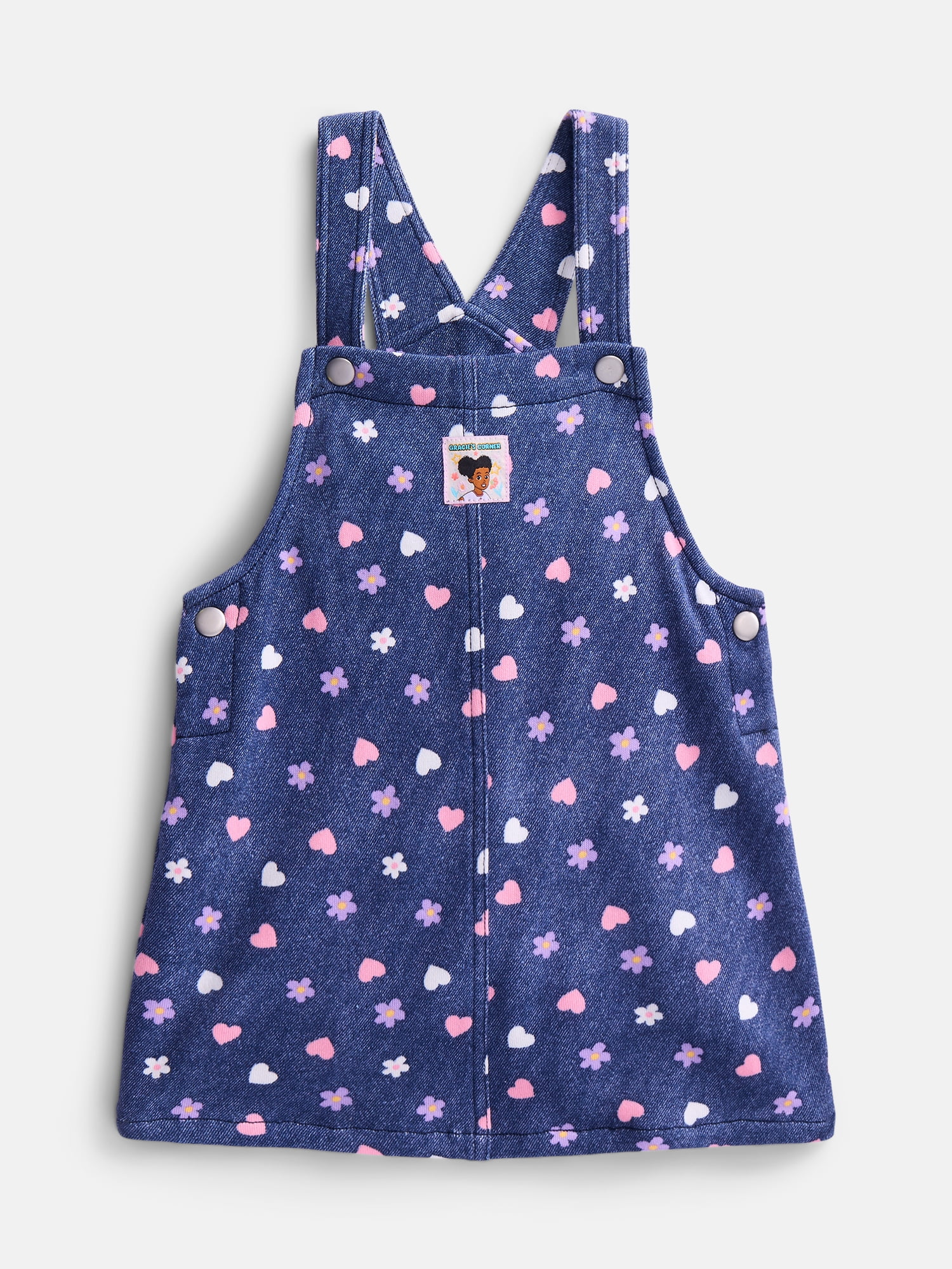 Gracie’s Corner Baby and Toddler Girls Layered Dress Set, 2 Piece, Sizes 12M–5T