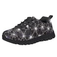 thumbnail image 2 of Chririnla Boys Girls Shoes Size 10.5 Kids Spider Cobweb School Sneakers Gothic Mesh Walking Shoes Casual Lace Up Athletic Running Sneakers Lightweight, 2 of 7