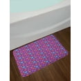 thumbnail image 2 of Hearts Bath Mat, Colorful Big Hearts Covered with Little Ones Romantic Valentines Day Print, Plush Bathroom Decor Mat with Non Slip Backing, 29.5" X 17.5", Multicolor, by Ambesonne, 2 of 2