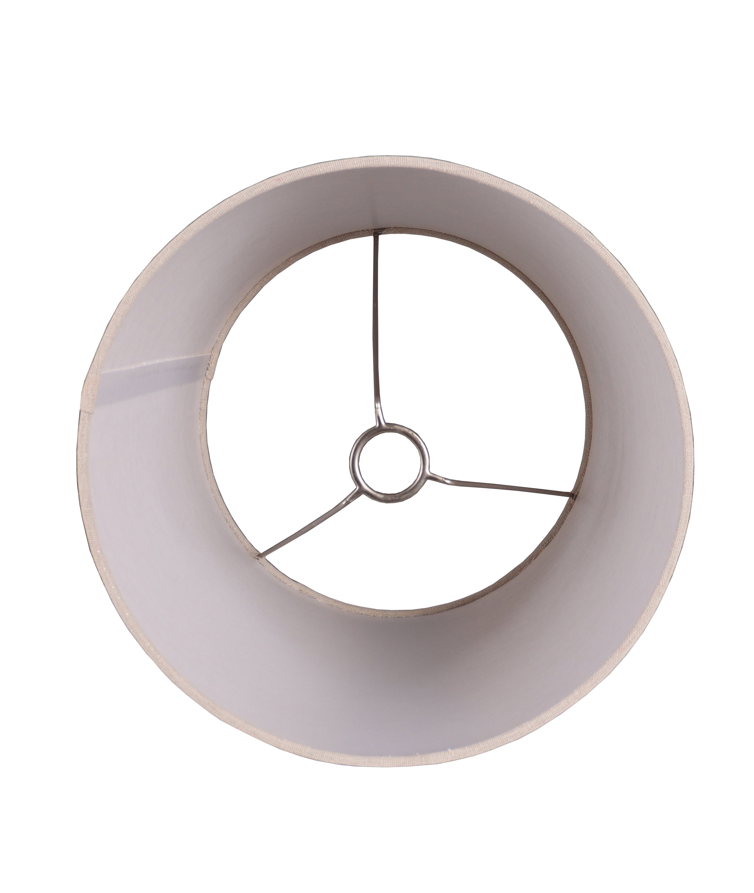 Simplee Adesso Beige Uno Lamp Shade, 11"H x 12"D, Transitional, Adult Office Or Dorm Room Use