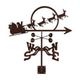 thumbnail image 4 of EZ Vane Santa With Sleigh Weathervane | Roof Mount | 14 Gauge Steel | Sealed Ball Bearings | Home or Garden, 4 of 7