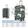 thumbnail image 6 of Lsque Gamers Printed Luggage Cover, Travel Luggage Protector,Scratch and Dirt Resistant, Fits 18-32 Inch Luggage - Small, 6 of 9
