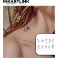 thumbnail image 2 of shiyou-Tattoo Tech, 2 Sheets Medium Semi Permanent Tattoo, Adult Art Design Temporary Tattoos, Lasts 1-2 Weeks, Waterproof, Realistic Look, No Adhesive, No Reflection (Roses), 2 of 4