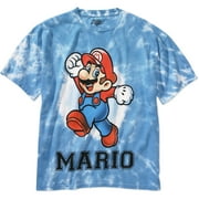 Big Men's Mario Tie-Dye Short-Sleeve Tee