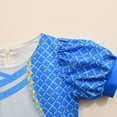 thumbnail image 4 of Girls Chloe Blue Costume Dress Kids Movie Outfits Halloween Birthday Party 4-10Y, 4 of 6