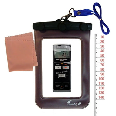 - Gomadic Clean and Dry Waterproof Protective Case Suitablefor the Olympus VN-7600PC to use Underwater