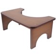 thumbnail image 4 of OULII 1Pcs Bathroom Stool for Toilet Multi-functional Bamboo 14.6x7.9x6.7in, 4 of 5