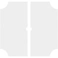 thumbnail image 4 of 32"OD x 2"ID x 19"C x 1"P Locke Architectural Grade PVC Contemporary Ceiling Medallion, Two Piece, 4 of 11