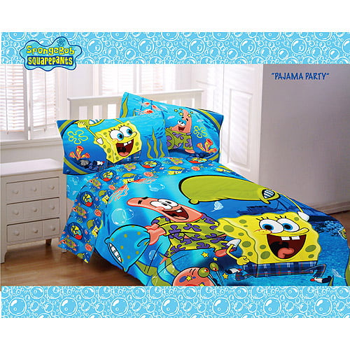 Spongebob Nick Pajama Party Spongebob Full Comforter Walmart