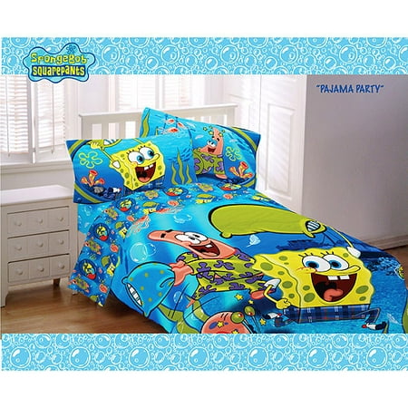 Spongebob Nick Pajama Party Spongebob Full Comforter Walmart Com