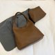 thumbnail image 3 of Bolso Hombro para Mujer Mano Color Sólido Hobo Cuero PU El (café), 3 of 9