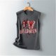 thumbnail image 4 of Camiseta sin mangas de Halloween para mujer, camiseta sin mangas con estampado gráfico divertido de playa de verano para adultos, blusa Fridja  gh1033, 4 of 6
