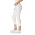 thumbnail image 3 of WallFlower Women's Luscious Curvy 23.5'' Crop Mid-Rise Bling Insta Stretch Juniors (Available in Plus Sizes), 3 of 7