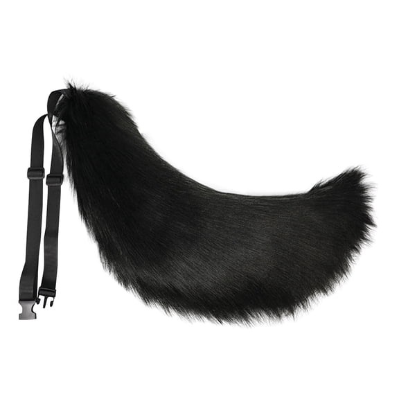 Leeye Halloween Ears and Tail Set, Cosplay Accessory Kit, Animal Headband with Fluffy Tail for Adults, Halloween Party Role Play Outfit