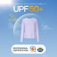 thumbnail image 5 of FAHXNVB Women's UPF 50+ Sun T-Shirts UPF 50+ Sun Protection Long Sleeve Workout Athletic Running Gym Tops with Pockets Quick Dry Hiking Outdoor Top, 5 of 7