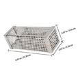 thumbnail image 2 of OULII Barbecue Smoker Tube Stainless Steel Compatible with All Grills for BBQ Use Silver 6 Inch, 2 of 8