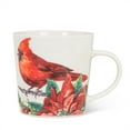 thumbnail image 1 of Set of 1 Cardinal & Poinsettia Mug, 1 of 1