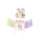 thumbnail image 2 of Banner de silla alta para 1/2 cumpleaños, decoración de fondo, fiesta de cumpleaños bohemia creativa Multicolor con sombrero, 2 of 9