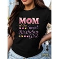 thumbnail image 2 of MOM with donut illustration women's comfit t-shirt, 2 of 8