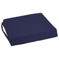 thumbnail image 2 of Blazing Needles Indoor 16" x 16" Twill Chair Cushion, Navy, 2 of 3