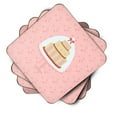 thumbnail image 2 of Decorative Cake 3 Tier Pink Foam Coaster Set of 4, 2 of 3