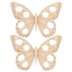 thumbnail image 1 of GOOHOCHY 2 soportes para hilo con forma de mariposa, tabla para enrollar hilo, soporte de madera para hilo., 1 of 8