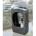 thumbnail image 5 of XBrand Self Standing Buddha Face Water Fountain, Indoor and Outdoor Relaxing Zen Decor, 23 Inch Tall, Grey and White, 5 of 10